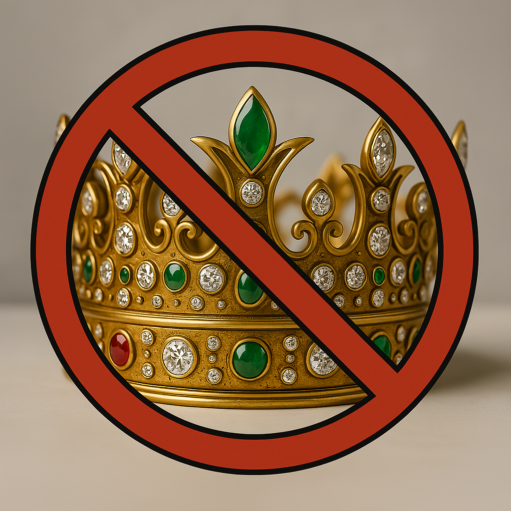 America has no king.